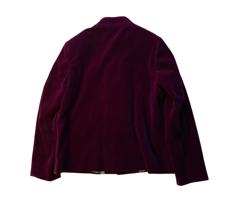 A Red Lightweight Jackets from Qipology in size 7Y for boy. (Back View)