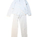 A White Pyjama Sets from Petit Bateau in size 10Y for girl. (Front View)