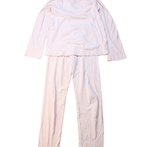 A Pink Pyjama Sets from Petit Bateau in size 10Y for girl. (Front View)