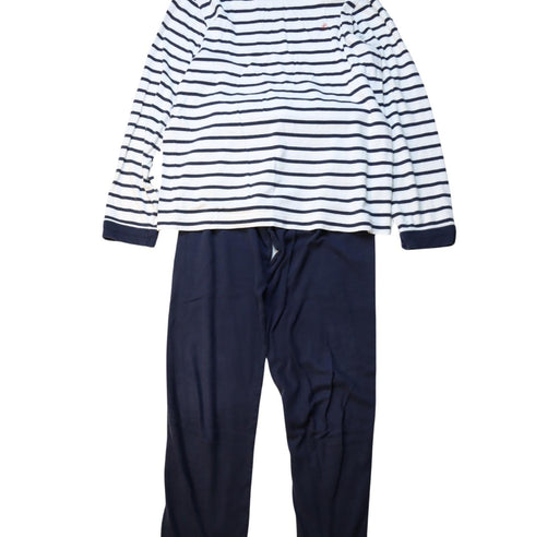 A Black Pyjama Sets from Petit Bateau in size 12Y for boy. (Front View)