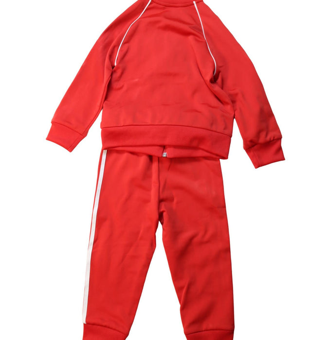 A Red Active Pants from Adidas in size 18-24M for neutral. (Back View)