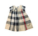 A Multicolour Short Sleeve Dresses from Burberry in size 12-18M for girl. (Front View)