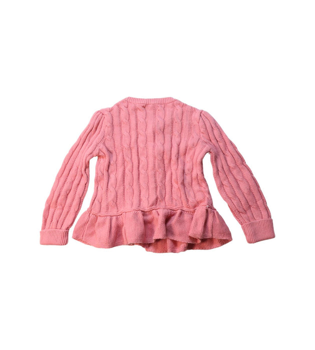 A Pink Cardigans from Ralph Lauren in size 2T for girl. (Back View)