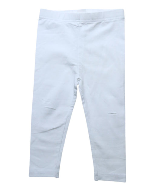 A White Leggings from Seed in size 12-18M for girl. (Front View)