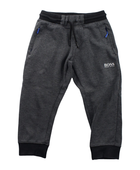 A Grey Sweatpants from Boss in size 4T for boy. (Front View)