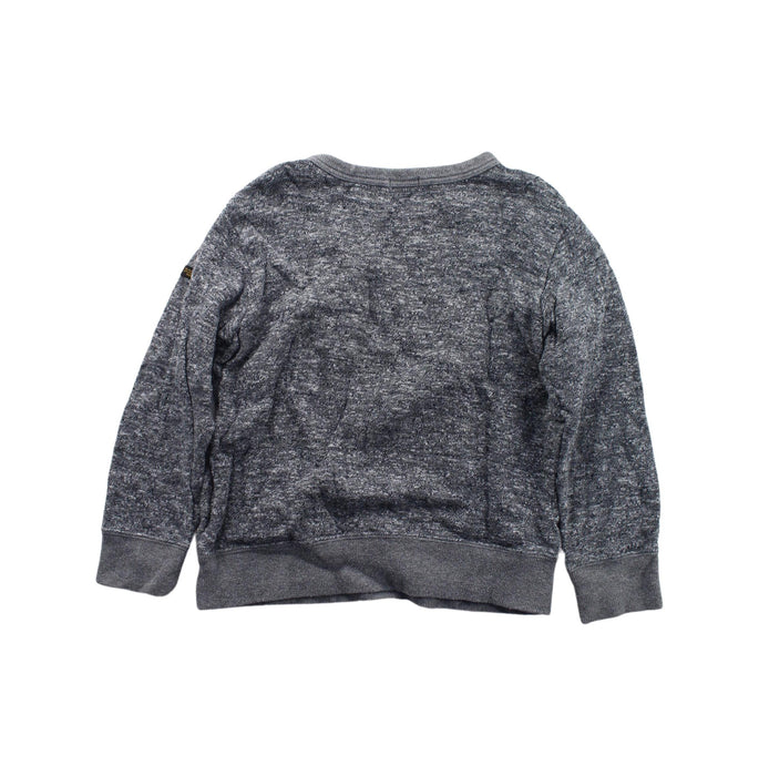 A Grey Crewneck Sweatshirts from Miki House in size 5T for boy. (Back View)