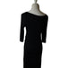 A Black Long Sleeve Dresses from Seraphine in size XS for maternity. (Back View)