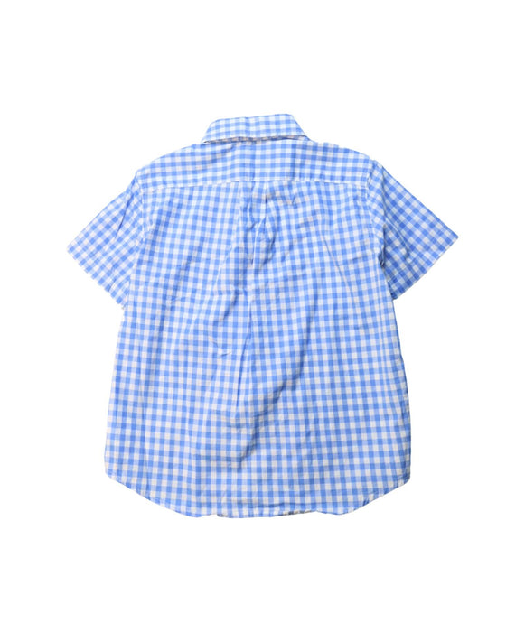 A Blue Short Sleeve Shirts from Polo Ralph Lauren in size 4T for boy. (Back View)