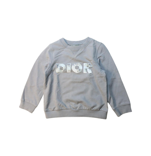 A Grey Crewneck Sweatshirts from Dior in size 4T for girl. (Front View)