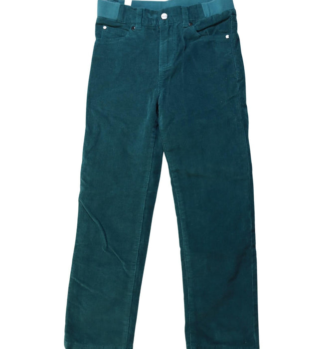 A Green Casual Pants from Jacadi in size 6T for boy. (Front View)