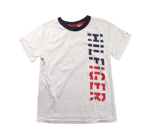 A White Short Sleeve T Shirts from Tommy Hilfiger in size 8Y for boy. (Front View)