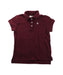 A Burgundy Short Sleeve Polos from Abercrombie & Fitch in size 7Y for boy. (Front View)