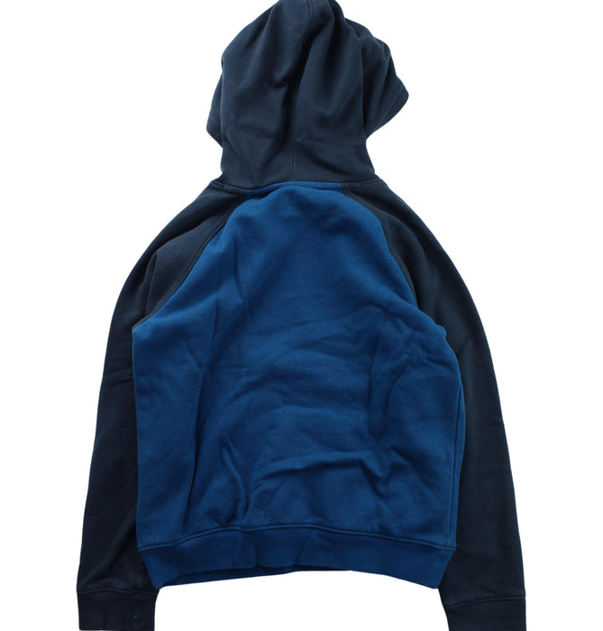 A Blue Hooded Sweatshirts from Under Armour in size 8Y for boy. (Back View)