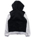 A Black Zippered Sweatshirts from Adidas in size 10Y for boy. (Back View)