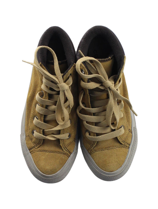 A Gold Sneakers from Converse in size 7Y for boy. (Back View)