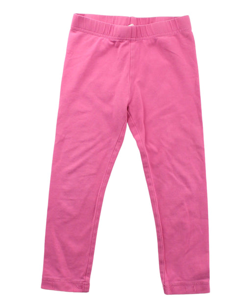 A Pink Leggings from Seed in size 2T for girl. (Front View)