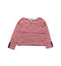 A Red Long Sleeve Polos from Petit Bateau in size 4T for girl. (Front View)