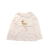 A White Long Sleeve Tops from Jacadi in size 4T for girl. (Front View)