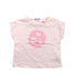 A Pink Short Sleeve Tops from Jacadi in size 3T for girl. (Front View)