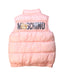 A Peach Outerwear Vests from Moschino in size 8Y for girl. (Back View)