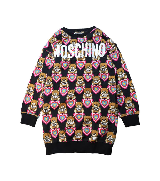 A Multicolour Sweater Dresses from Moschino in size 8Y for girl. (Front View)