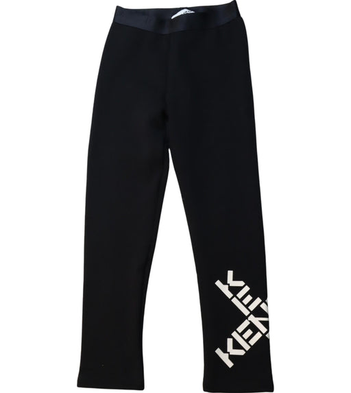 A Black Leggings from Kenzo in size 6T for girl. (Front View)