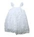 A White Sleeveless Dresses from Dolly by Le Petit Tom in size 6T for girl. (Back View)