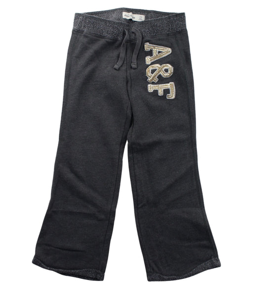 A Grey Sweatpants from Abercrombie & Fitch in size 3T for girl. (Front View)