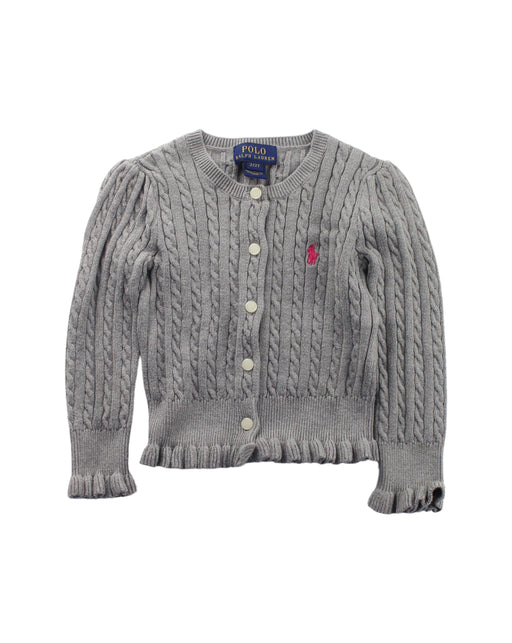A Grey Cardigans from Polo Ralph Lauren in size 2T for boy. (Front View)