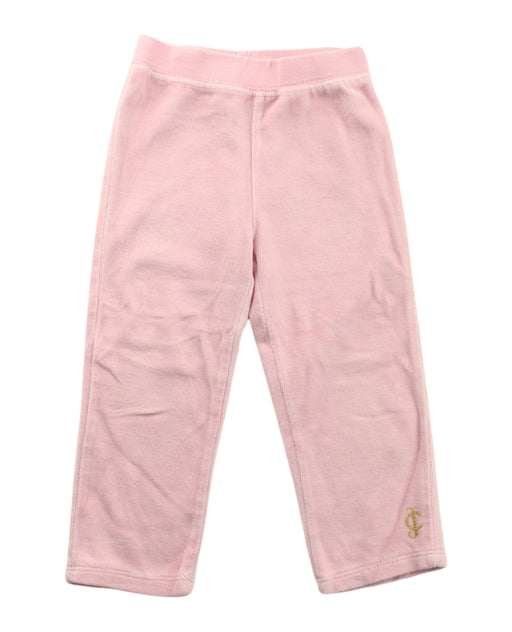 A Pink Sweatpants from Juicy Couture in size 12-18M for girl. (Front View)