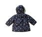A Multicolour Puffer/Quilted Jackets from Petit Bateau in size 6-12M for girl. (Back View)