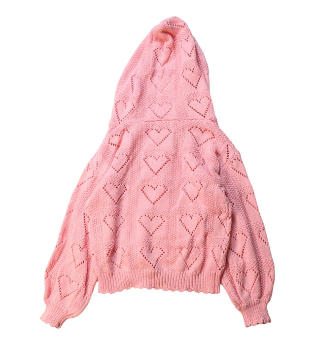 A Pink Knit Sweaters from Sisland in size 4T for girl. (Back View)