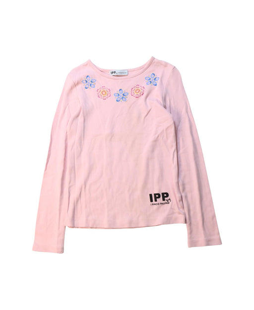 A Multicolour Long Sleeve T Shirts from I Pinco Pallino in size 6T for girl. (Front View)