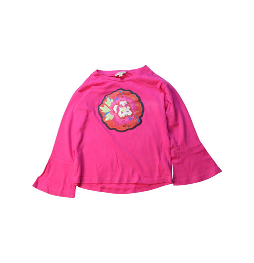 A Multicolour Long Sleeve T Shirts from Kenzo in size 4T for girl. (Front View)