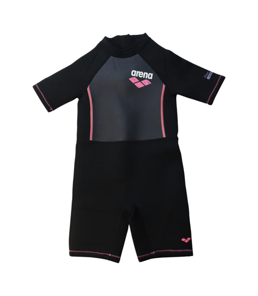 A Black Wetsuits from Arena in size 2T for neutral. (Front View)