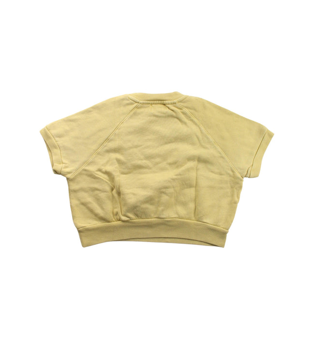 A Yellow Short Sleeve T Shirts from Bobo Choses in size 2T for girl. (Back View)