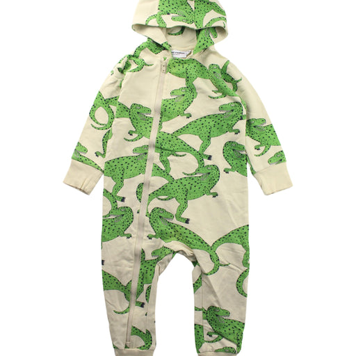 A Green Long Sleeve Jumpsuits from Mini Rodini in size 12-18M for boy. (Front View)