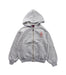 A Grey Zippered Sweatshirts from The Animals Observatory in size 3T for boy. (Front View)