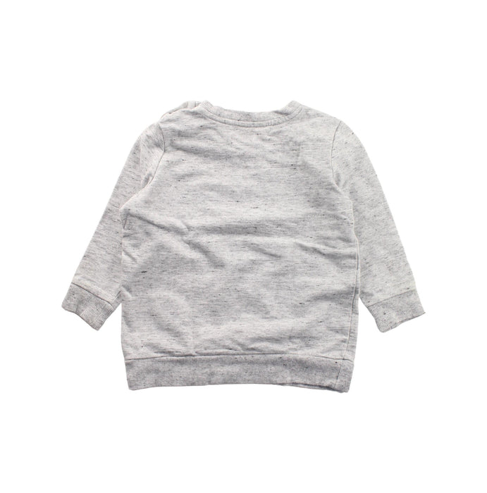 A Grey Crewneck Sweatshirts from Seed in size 2T for boy. (Back View)