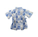 A Blue Short Sleeve Rompers from Naomi Wear in size 6-12M for boy. (Back View)