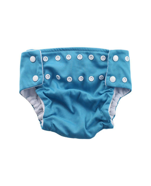 A Blue Cloth Diapers from Pea Pods in size O/S for neutral. (Front View)