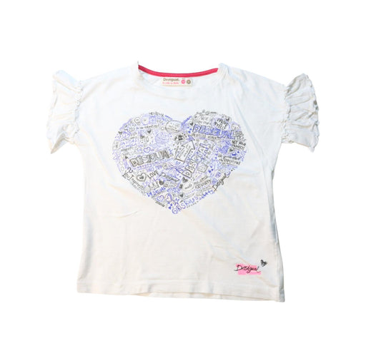 A Multicolour Short Sleeve Tops from Desigual in size 7Y for girl. (Front View)
