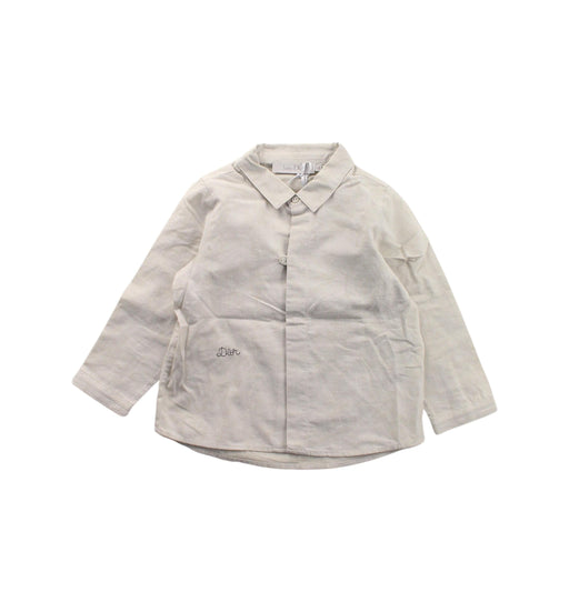 A White Long Sleeve Shirts from Dior in size 12-18M for boy. (Front View)