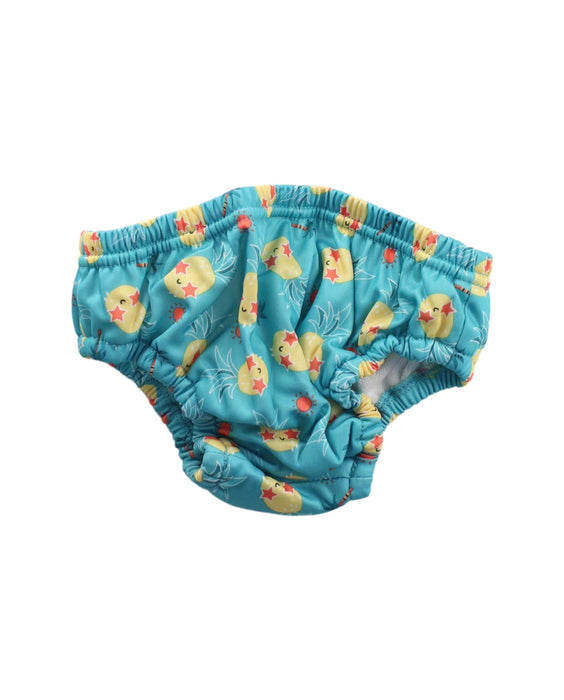 A Blue Swim Diapers from Bambino Mio in size 2T for boy. (Back View)