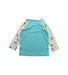 A Blue Rash Guards from Bambino Mio in size 2T for boy. (Back View)