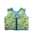 A Blue Floatsuits from Splash About in size 12-18M for boy. (Front View)