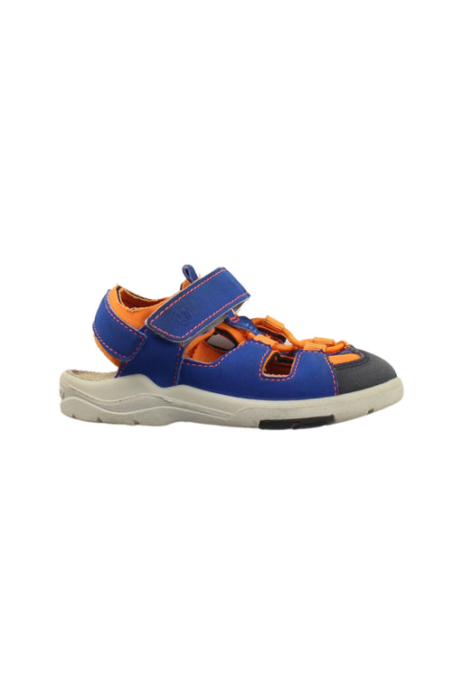 A Blue Sandals from Pepino in size 3T for boy. (Front View)