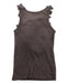 A Brown Sleeveless Tops from Crewcuts in size 4T for girl. (Back View)