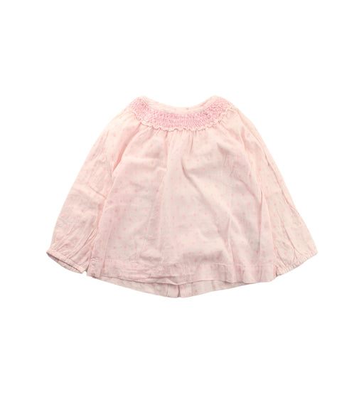 A Pink Long Sleeve Tops from Natalys in size 3T for girl. (Front View)