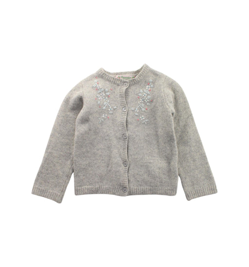 A Grey Cardigans from Bonpoint in size 3T for girl. (Front View)